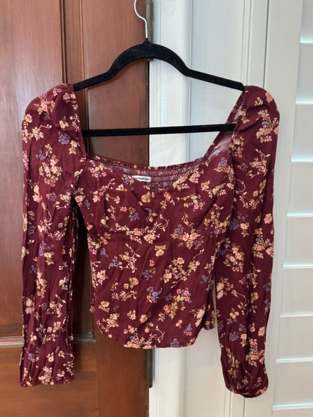 Reformation Fall Colored Blouse
